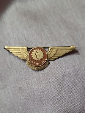 Vtg National Jr. Stewardess Wing Pin